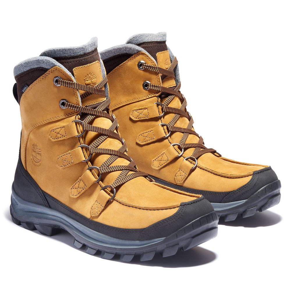 Botas de Inverno Masculino - Timberland Chillberg Insulated - EUMYW0964 - Marrom/Pretas